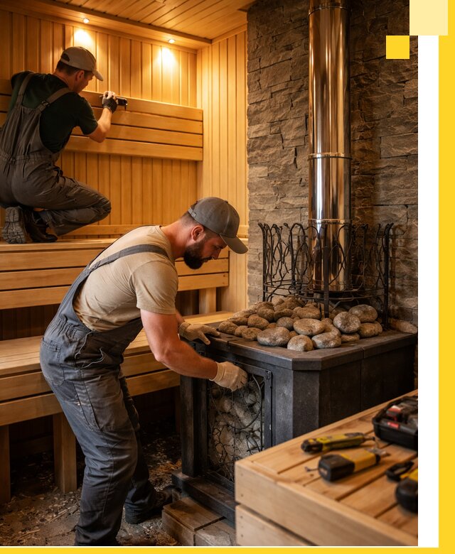 Комплексный дизайн бань, саун и зон отдыха в Сестрорецке