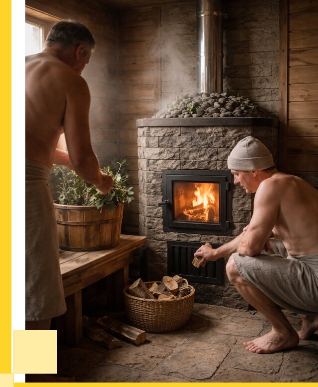 Банные печи под ключ в Сестрорецке от 46121 р. | ЭриданСст кирпичная