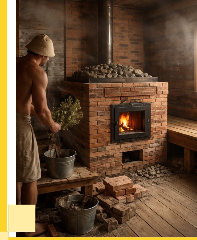 Кирпичные банные печи в Сестрорецке от 92241 р. | ЭриданСст