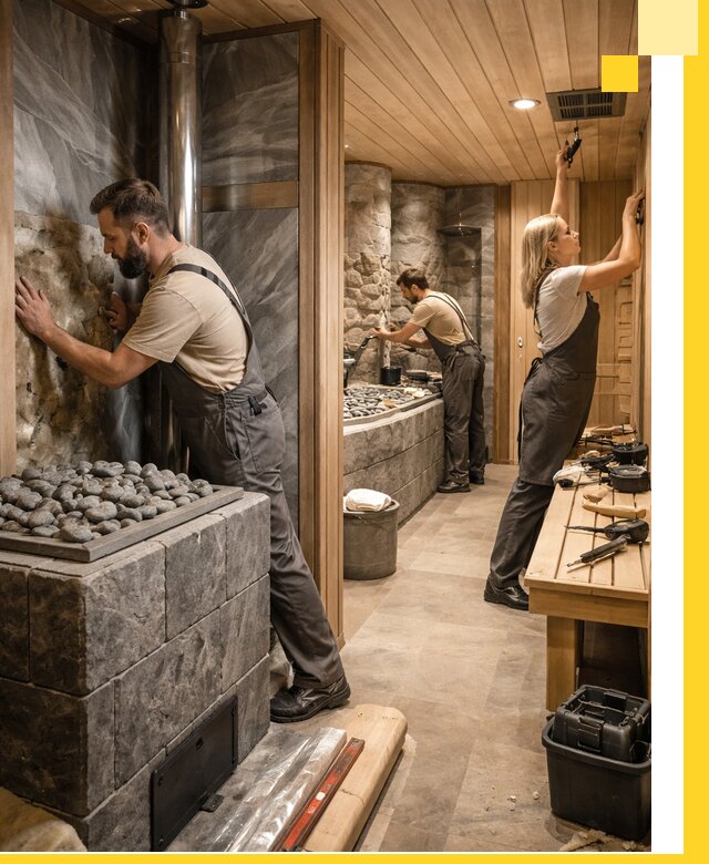 Строительство бань и SPA процедур в Сестрорецке под ключ и отделкой