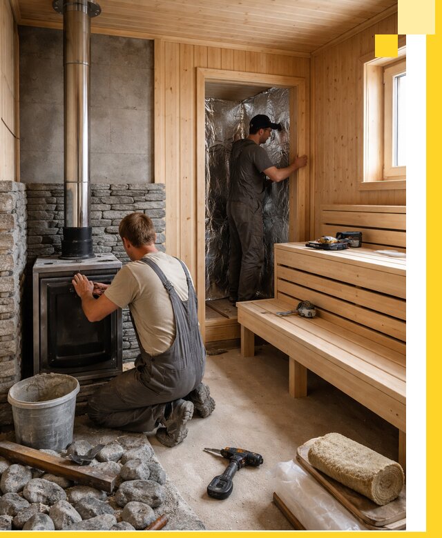 Строительство и изготовление бань под ключ в Сестрорецке