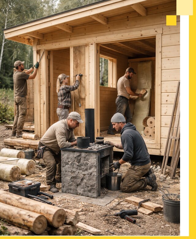 Купить баню под ключ в Сестрорецке строительство монтаж отделка