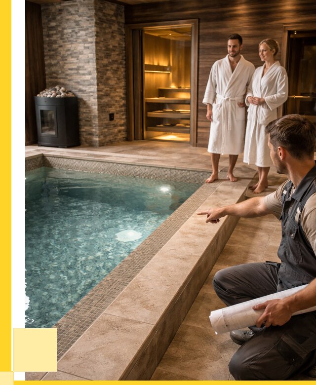 Проект бани с бассейном под ключ в Сестрорецке от 66619 р. | ЭриданСст