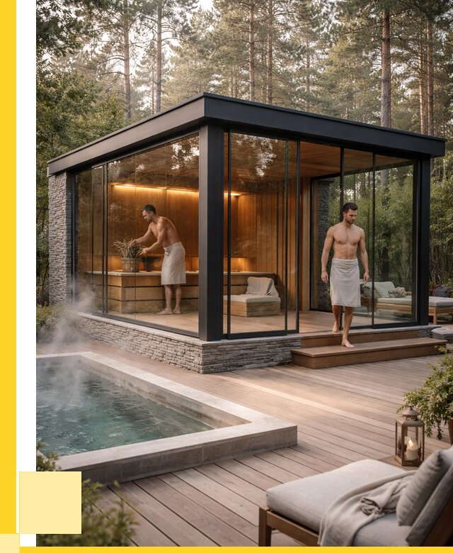 Стеклянные бани и двери в Сестрорецке от 461205 р. | ЭриданСст