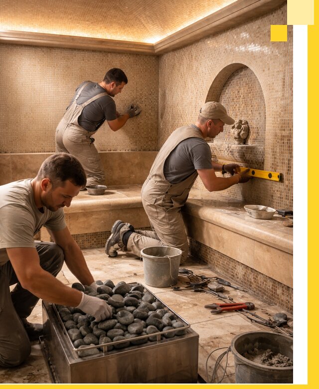 Проектирование и строительство хамама и сауны в Сестрорецке