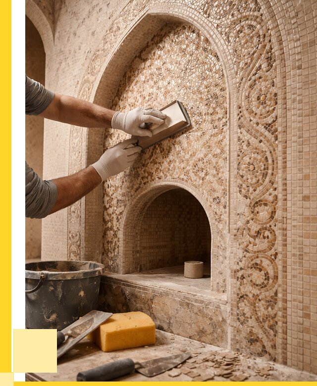 Мозаика для хамама в Сестрорецке под ключ от 5125 р. | ЭриданСст